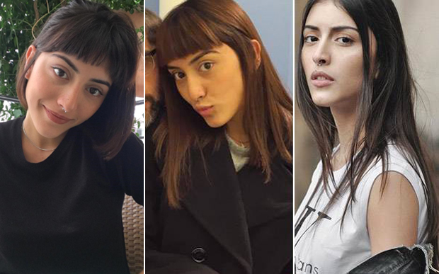 Maju Trindade mudanças cabelo