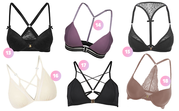 sutia-seios-pequenos-03 13 - Loungerie (R$ 99,90)* 14 - Hope (R$ 79,90)* 15 - La Rouge Belle na Shop2gether (R$ 175)* 16 - A. Niemeyer na OQ Vestir (R$ 296)* 17 - Oh Lord Intimates na Dafiti (R$ 132)* 18 - Loungerie (R$ 99,90)*. Foto: