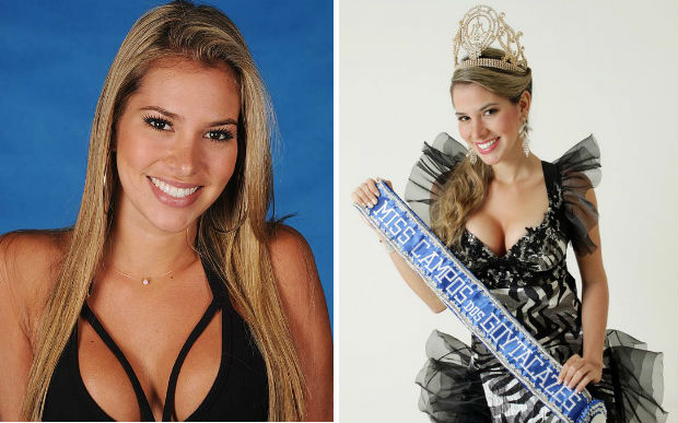 Adriana ganhou o Miss Campos dos Goytacazes em 2011. Fotos: Reprodução