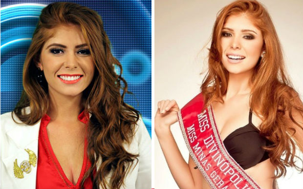 Amanda ganhou o Miss Divinópolis em 2012. Fotos: Reprodução