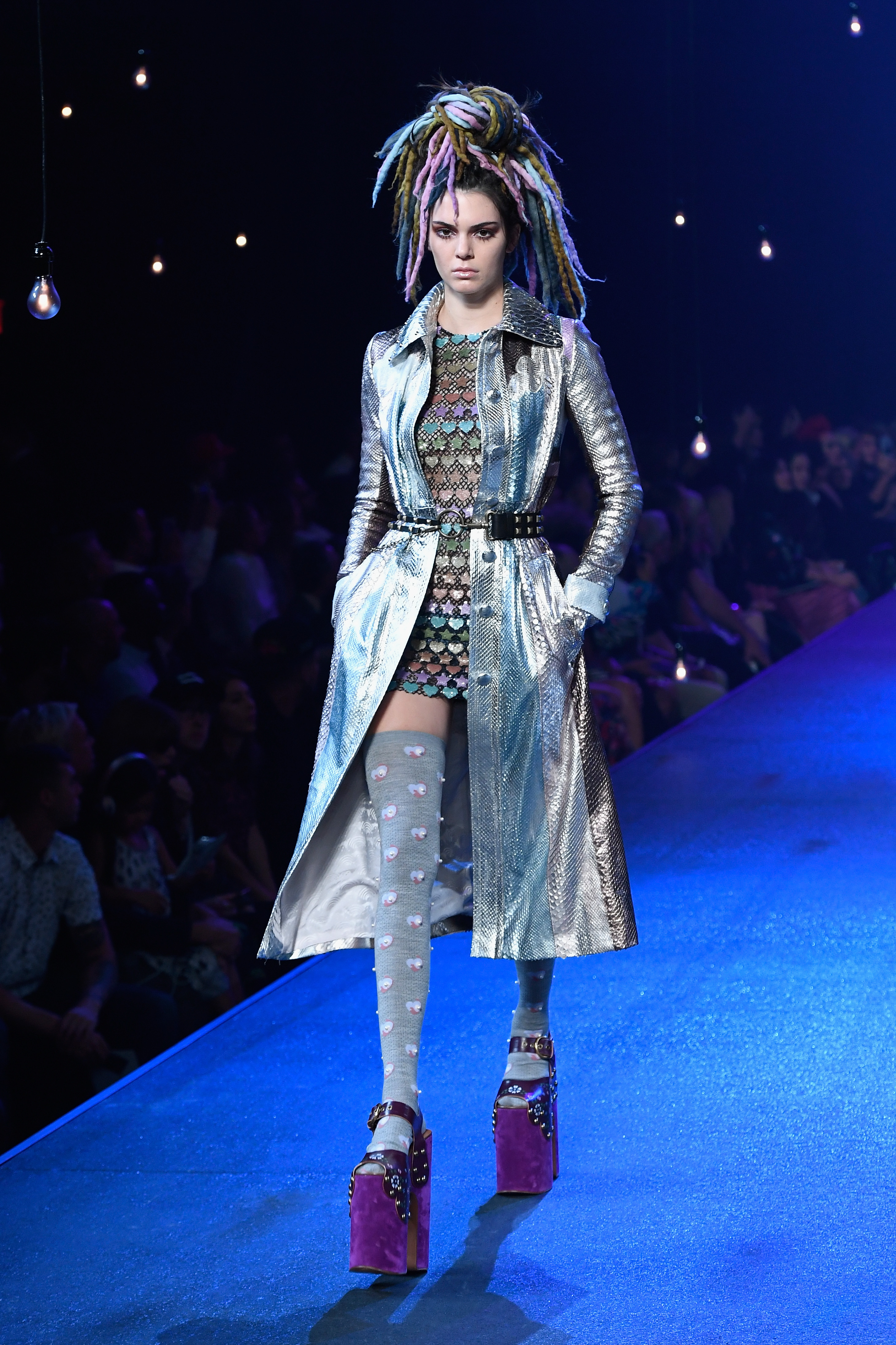 Kendall Jenner desfila para a coleçãod e verão 2017 da Marc Jacobs na NYFW. Foto: