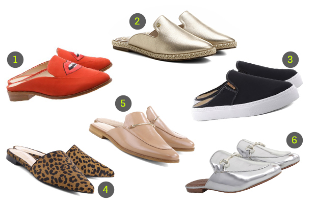 Flat mule é o novo sapato preferido da Kendall Jenner Marcas brasileiras já estão investindo na tendência! Foto: