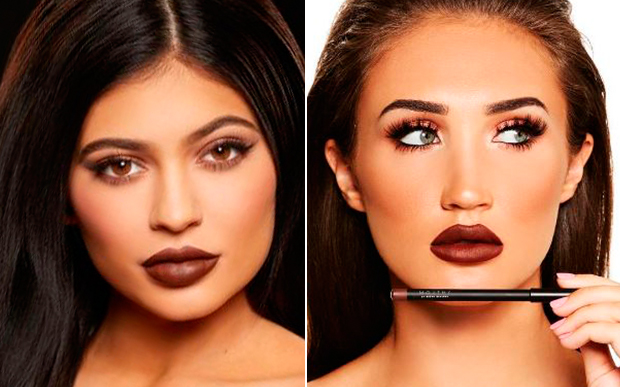 kylie-megan-lip-kit True Brown K x Spice. O que você acha?