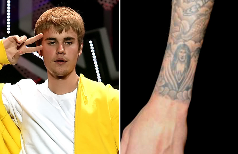 justin-bieber-tatuagem-selena Nicholas Hunt e Handout/Getty Images