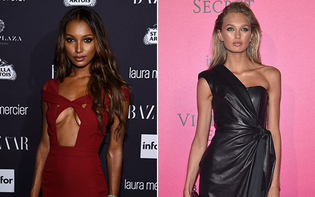 Jasmine Tookes, à esquerda, e, Romee Strijd à direita. Foto: