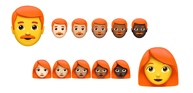 Finalmente, os emojis ruivos estão prestes a serem lançados!