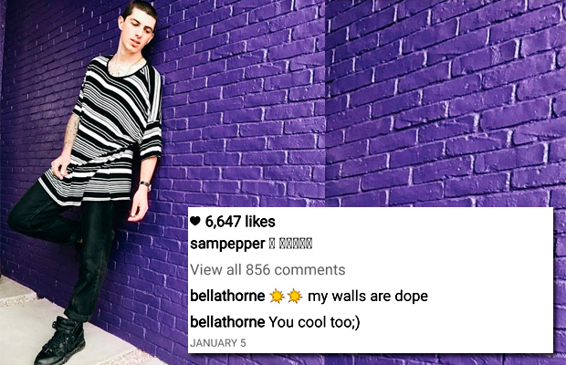 Bella Thorne esta saindo com o (machista) youtuber Sam Pepper Bella Thorne esta saindo com o (machista) youtuber Sam Pepper