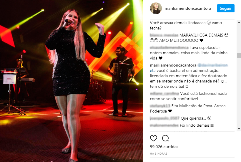 marilia mendonça responde seguidora instagram