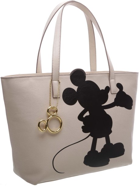 Bolsa! Esse modelo meio sacolão é muito bom para usar na escola, na faculdade... Com um Mickey fofo!