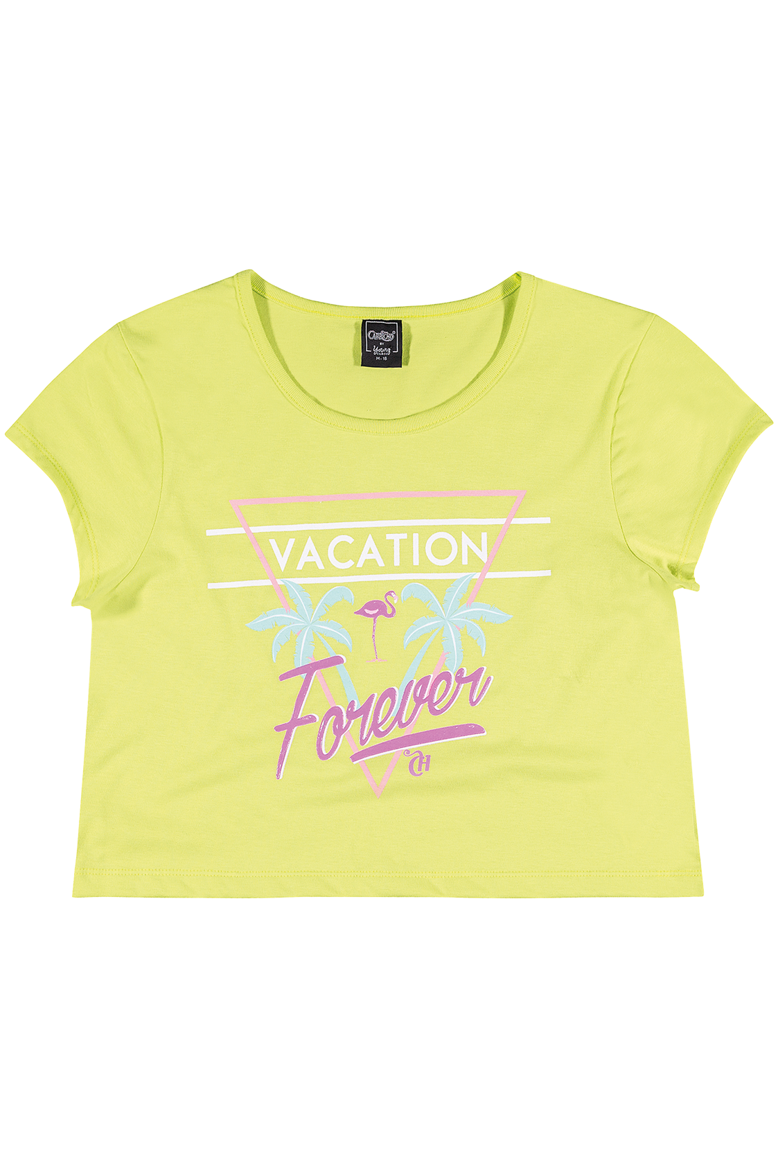 Cropped Vacation Forever verde CAPRICHO para Young Class