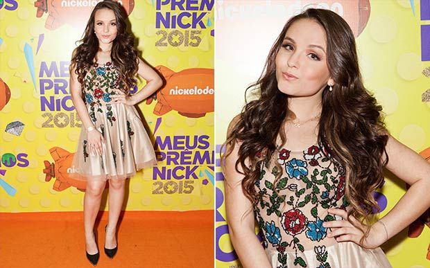 larissa manoela meus premios nick 201