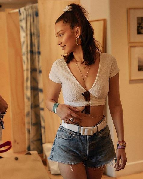 coachella bella hadid instagram levis coachella bella hadid instagram levis