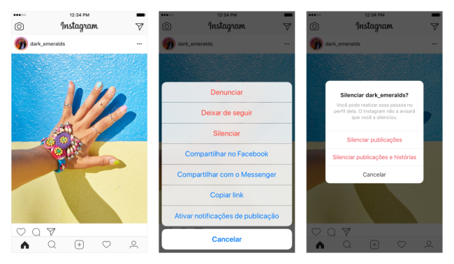 Novidade do Instagram permite silenciar feeds sem bloqueá-los