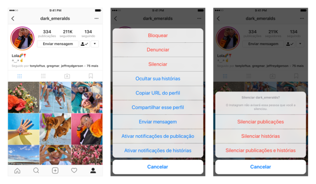 Novidade do Instagram permite silenciar feeds sem bloqueá-los