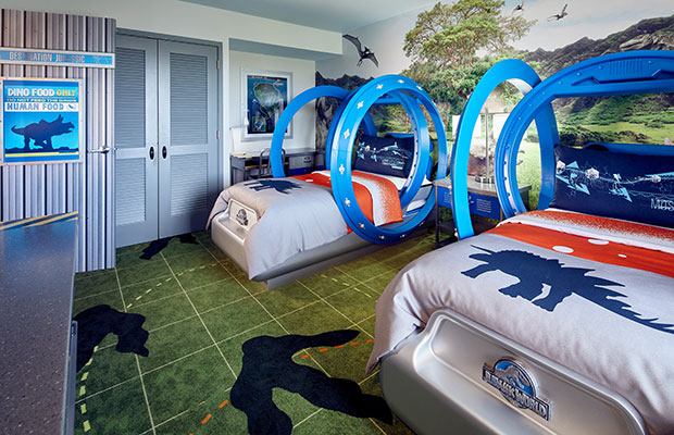 Que tal se hospedar em um quarto de hotel inspirado em Jurassic World?
