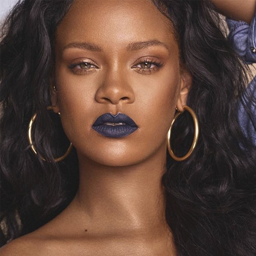 maquiagem-copa-do-mundo-batom-azul-rihanna