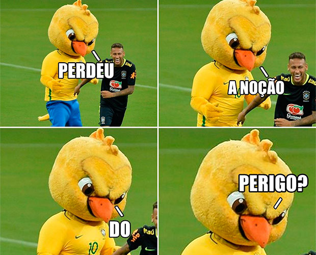 Meme Canarinho Pistola com Neymar Meme Canarinho Pistola com Neymar