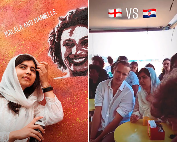 No RJ, Malala vê jogo da Copa em bar e homenageia Marielle Franco