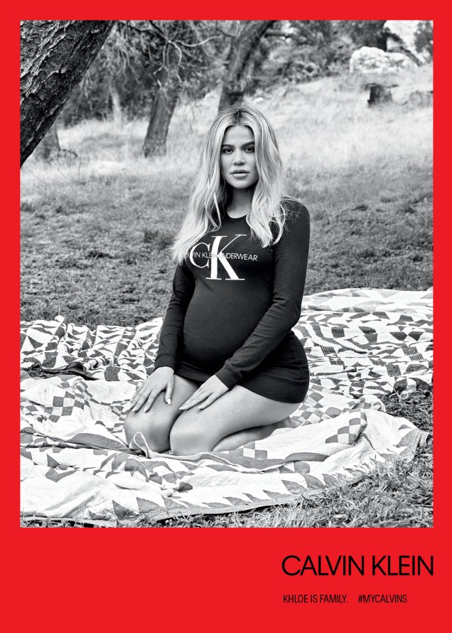 Khloé Kardashian na campanha #MYCALVINS. Khloé Kardashian na campanha #MYCALVINS.