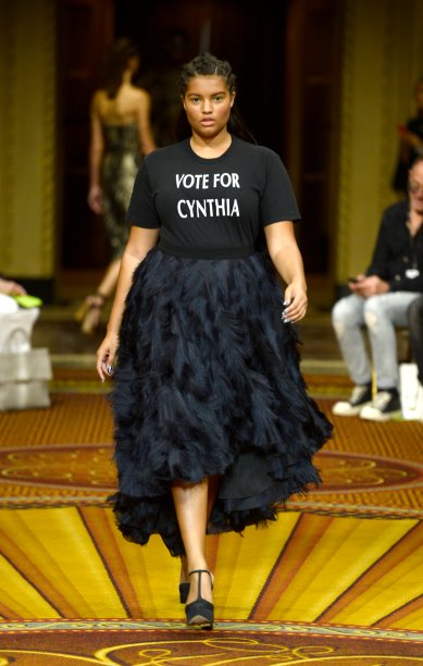 Desfile de Christian Siriano na NYFW. Desfile de Christian Siriano na NYFW.