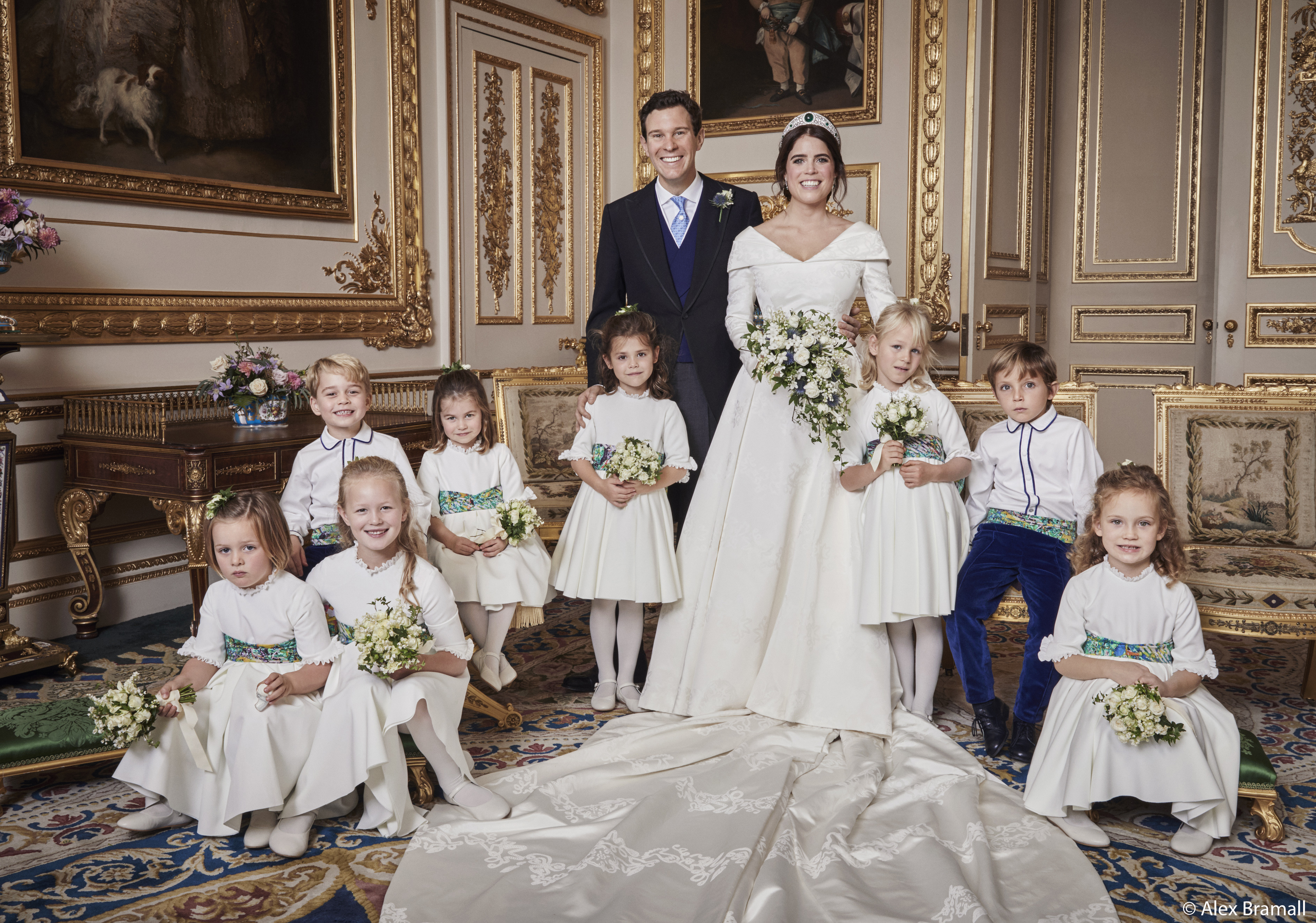 casamento-princesa-eugenie-foto-oficial-daminhas-pajens