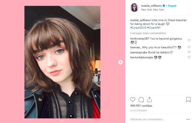 Maisie-Williams-franja Maisie-Williams-franja
