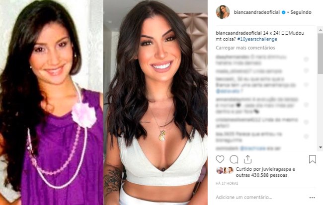 bianca-andrade-10-years-challenge bianca-andrade-10-years-challenge