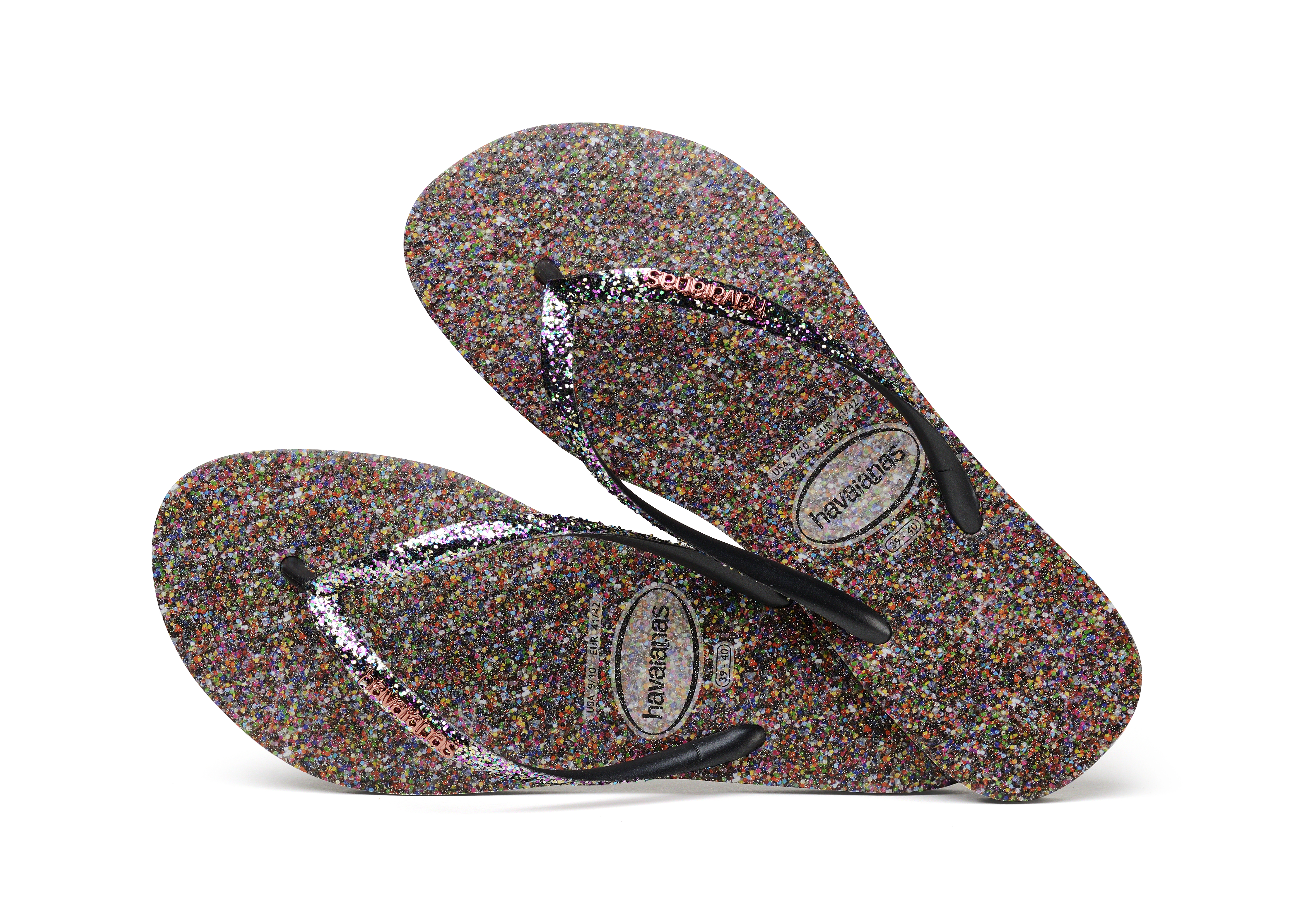 slim carnaval_gliter_d_ Havaianas slim especial de Carnaval.