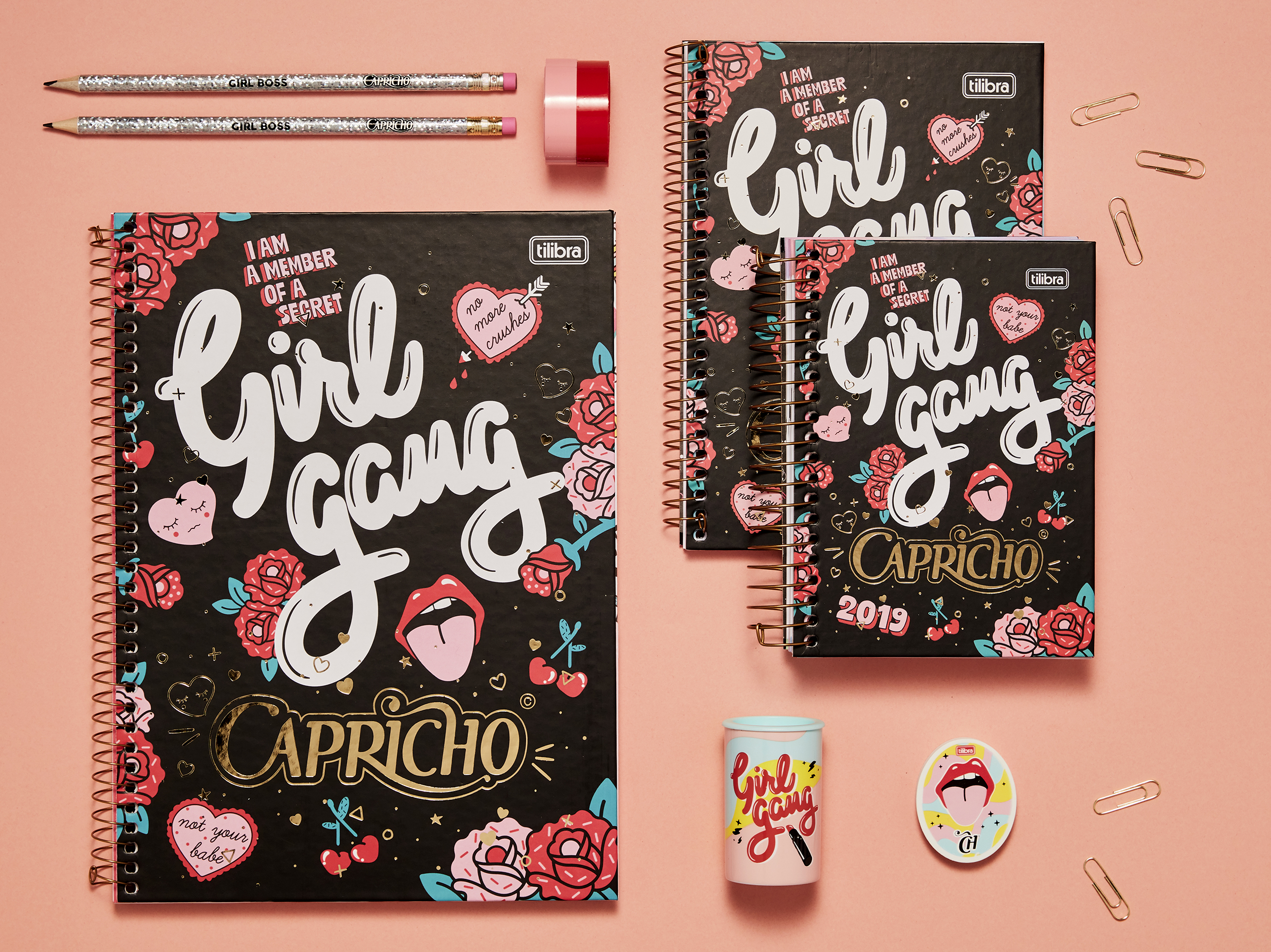 material-escolar-capricho-tilibra-2019 Cadernos CAPRICHO para Tilibra 2019.