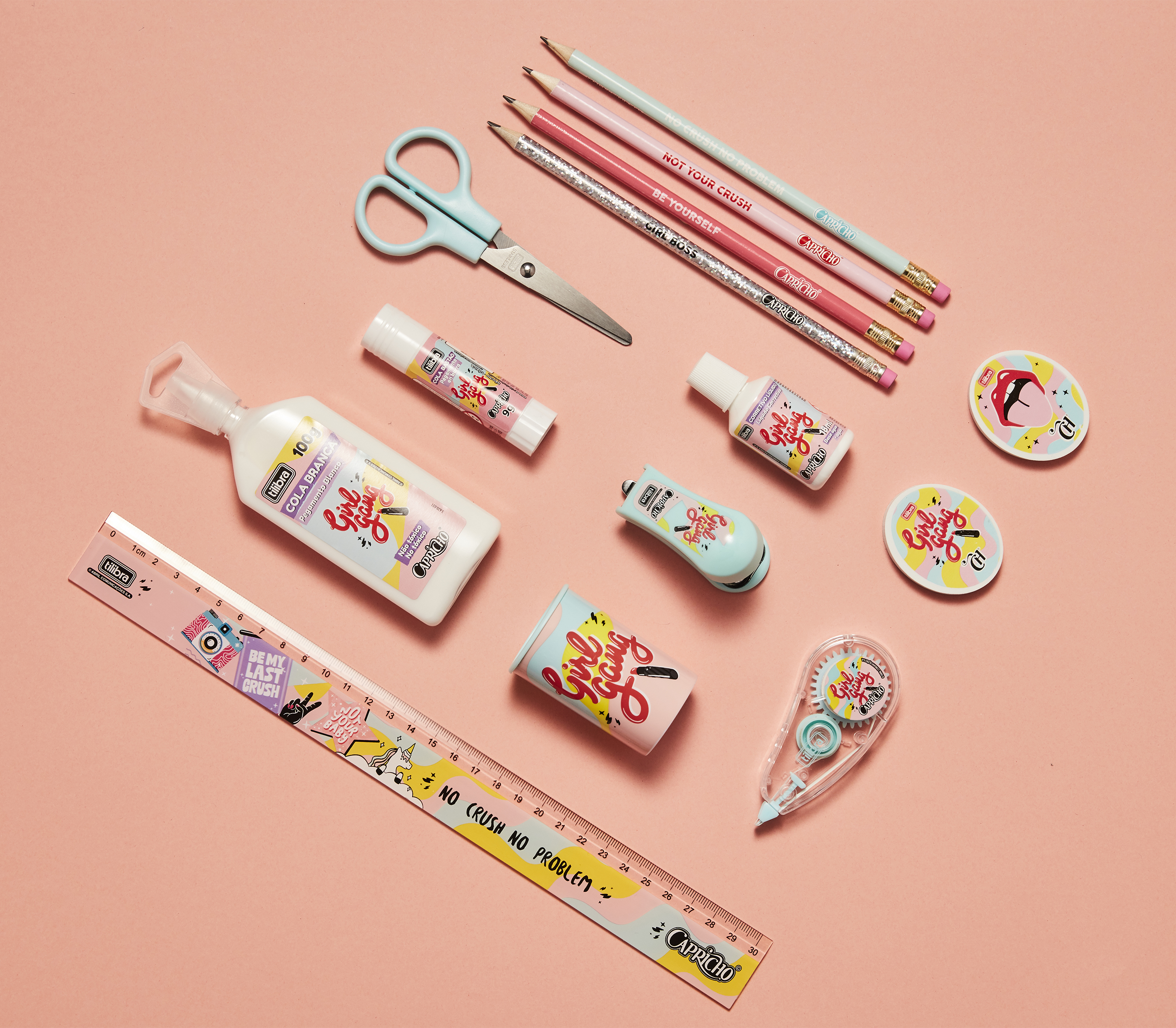 material-escolar-capricho-tilibra-2019 Coleção de materiais escolares CAPRICHO para Tilibra 2019.