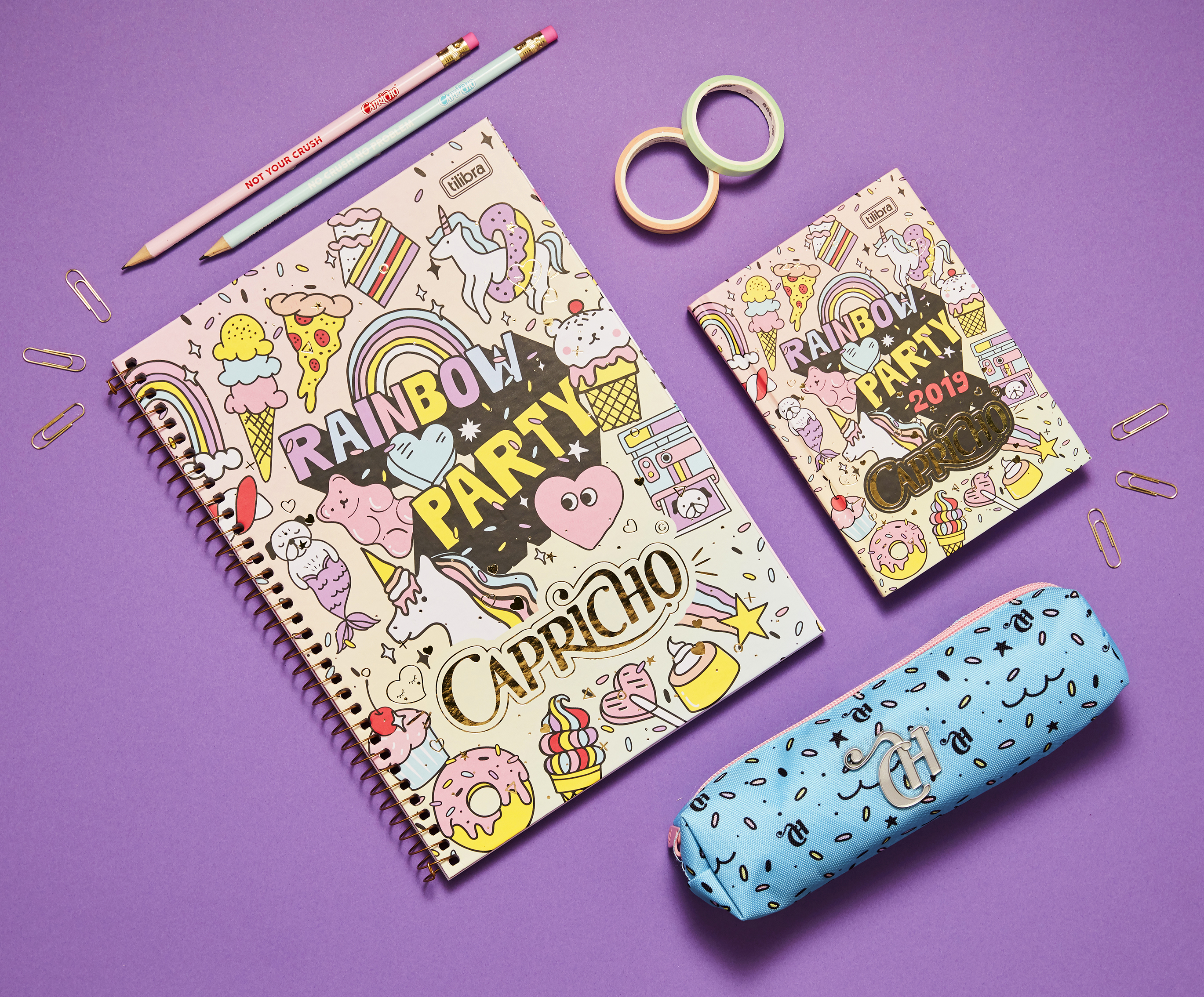 material-escolar-capricho-tilibra-2019 Cadernos CAPRICHO para Tilibra 2019.