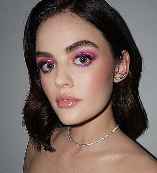 lucy-hale-maquiagem-rosa lucy-hale-maquiagem-rosa
