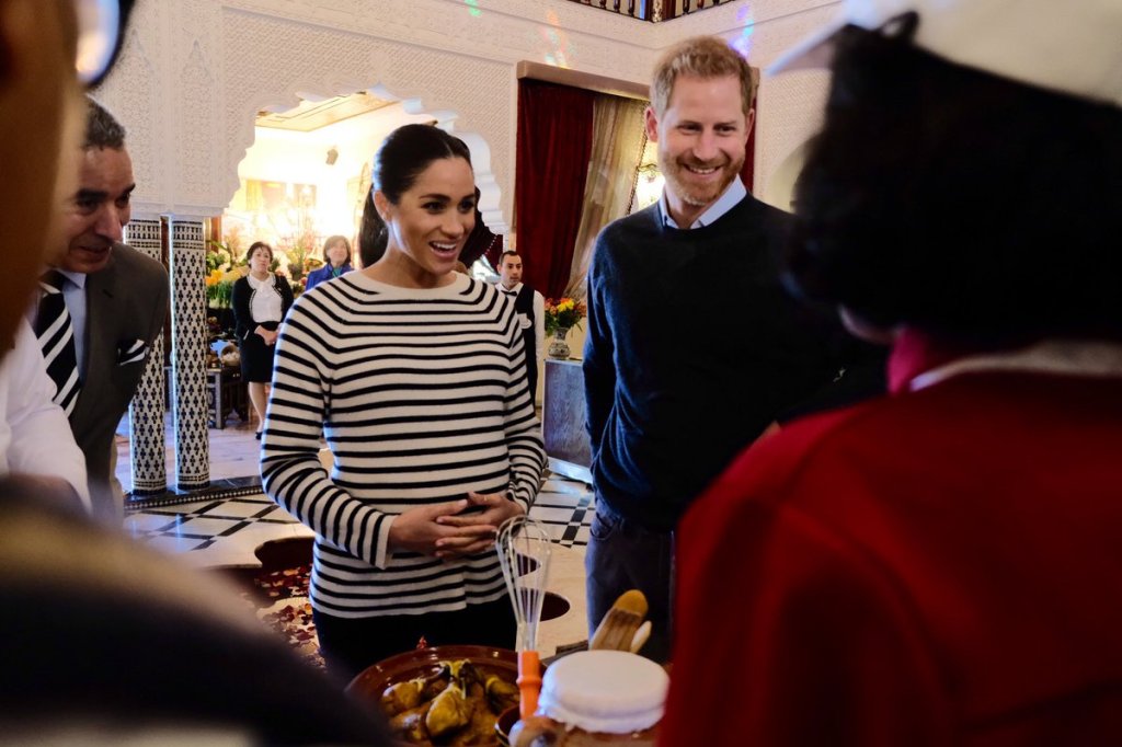 meghan-markle-principe-harry-marrocos-degustacao-pombo