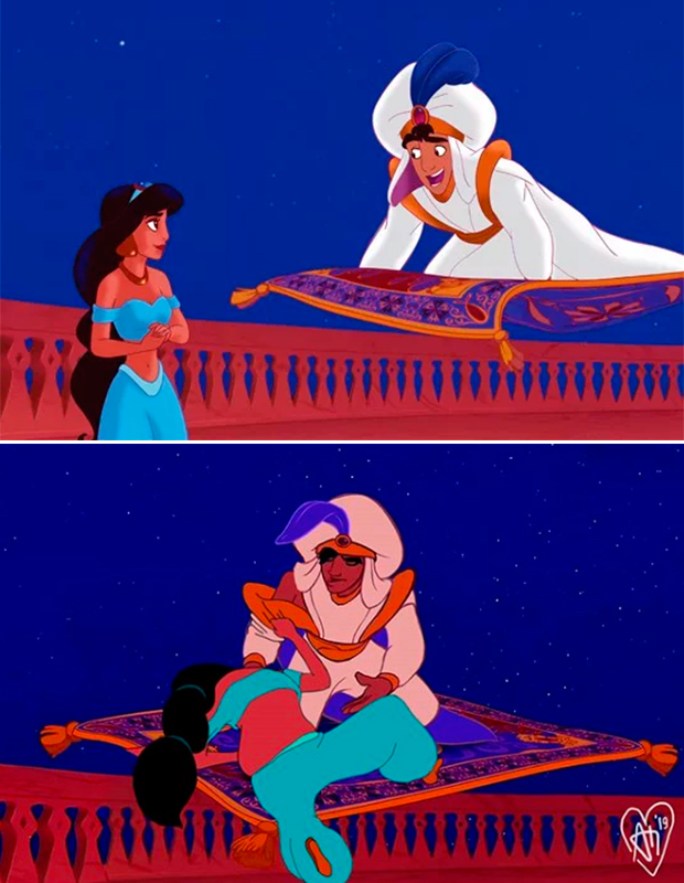Artista recria cenas icônicas da Disney de uma maneira bem sincerona