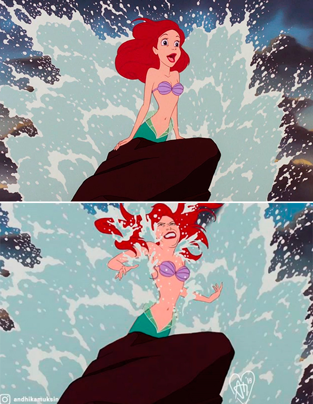 Artista recria cenas icônicas da Disney de uma maneira bem sincerona