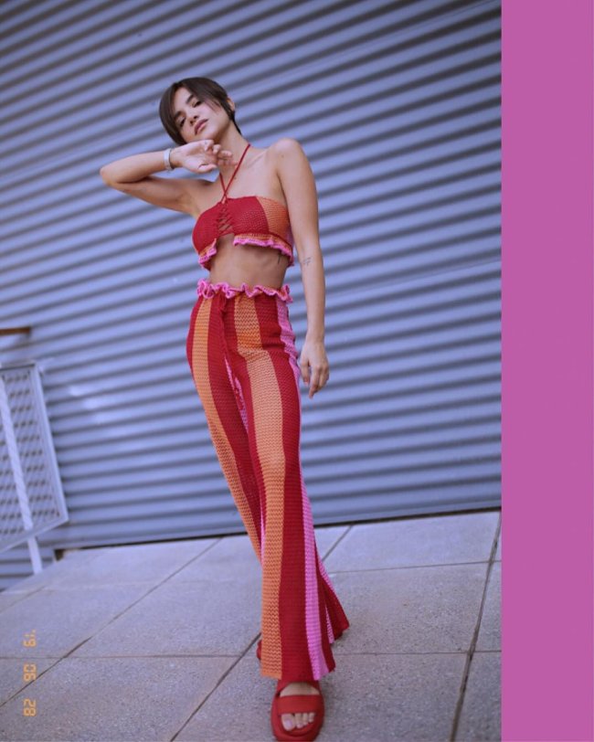 A nova moda entre as famosas são os conjuntinhos