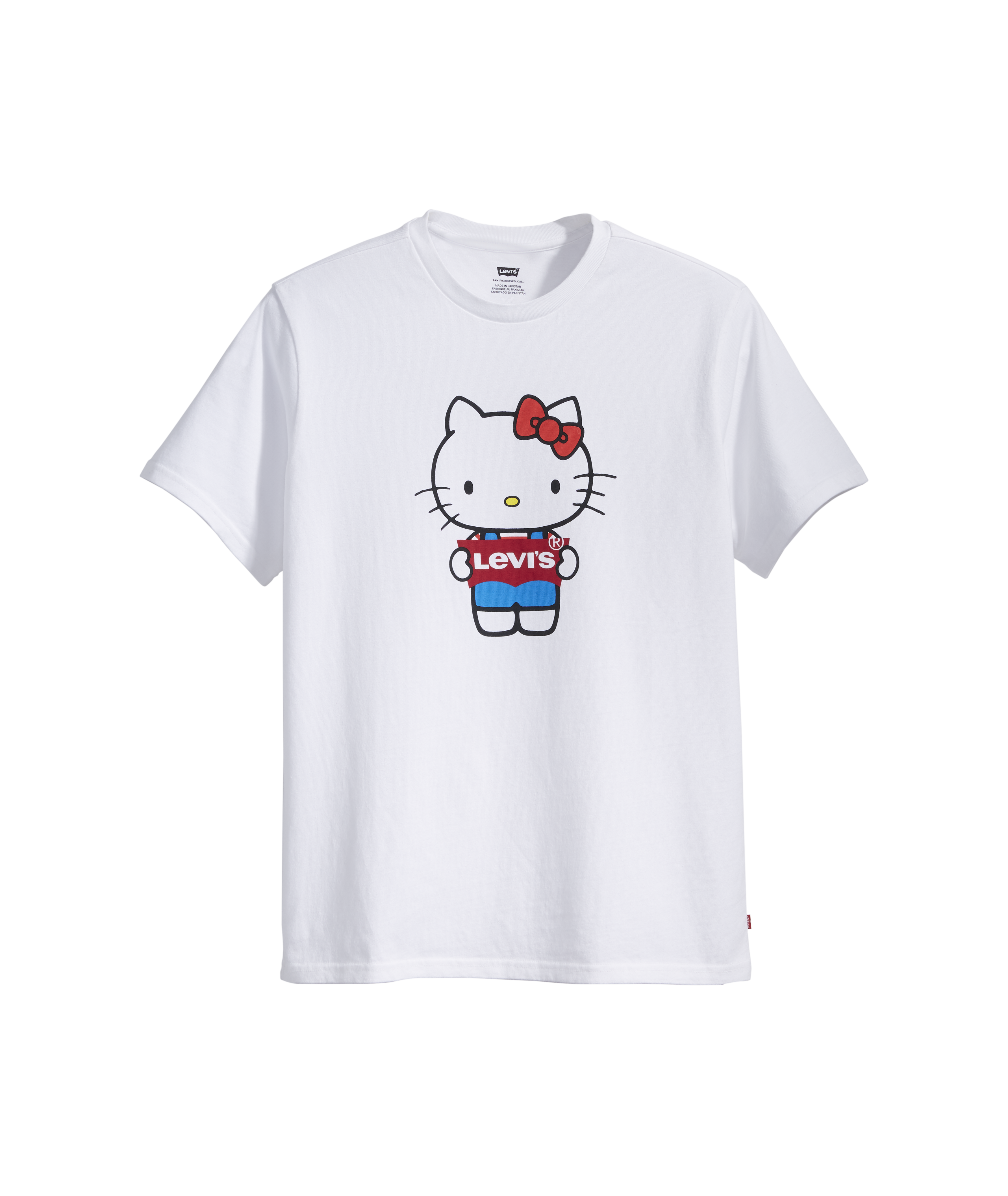 Levis – Still Camiseta Branco Hello Kitty