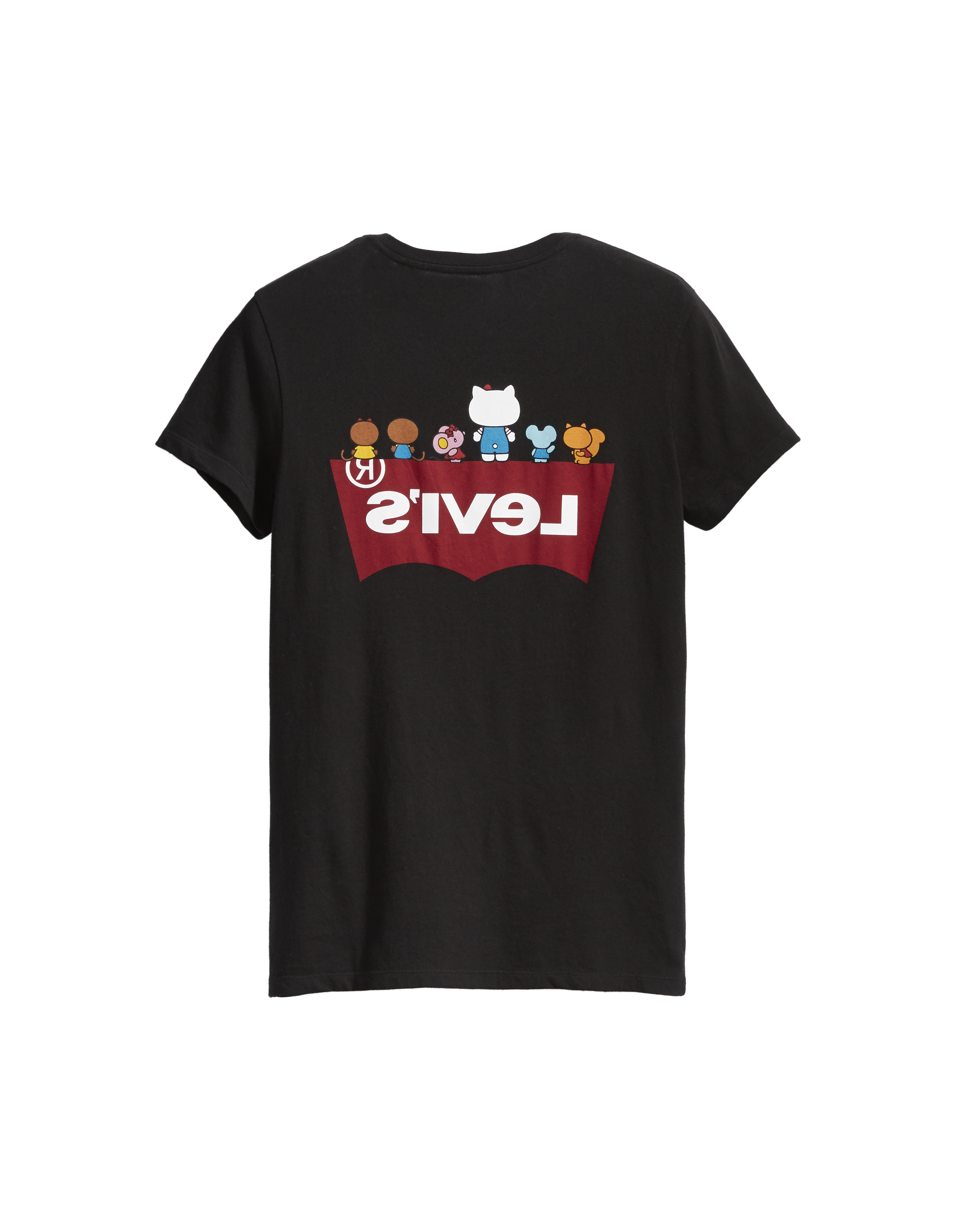 Levis – Still Camiseta Preta Hello Kitty