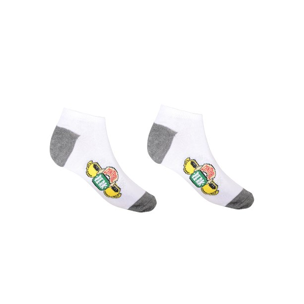 Kit de 2 Meias Cano Baixo Friends, C&A, R$ 19,99. Kit de 2 Meias Cano Baixo Friends, C&A, R$ 19,99.