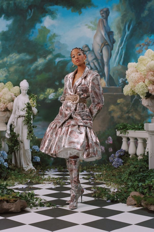 Kilo Kish posa para o Verão 2020 da Rodarte