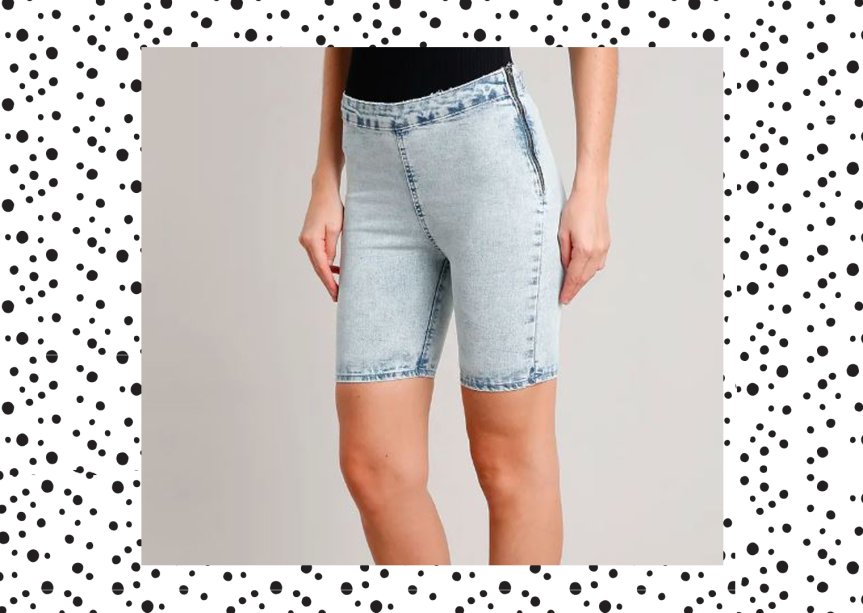 Bermuda Jeans Ciclista, C&A, R$ 79,99*.