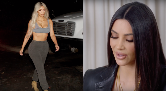 Kim Kardashian relembra seus looks antigos2 Mulher usa top e calça