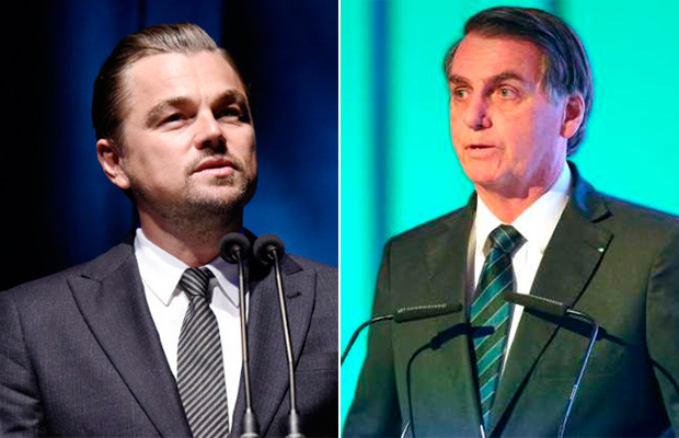 Leonardo DiCaprio é acusado por Bolsonaro de financiar queimadas na Amazônia
