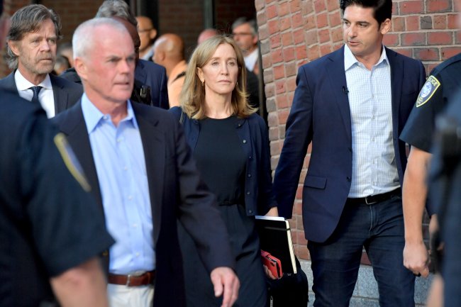 Felicity Huffman Appears In Court For Sentencing After Pleading Guilty To College Admission Fraud Charges