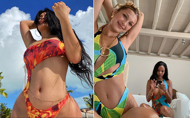 kylie-jenner-bella-hadid-maio