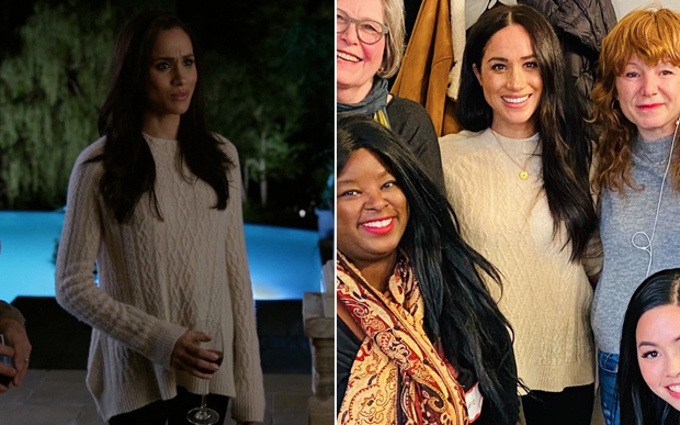 Meghan Markle usou suéter de sua personagem em Suits