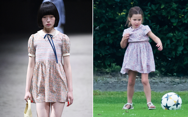 Princesa Charlotte usa looks parecidos com a nova coleção da Gucci2