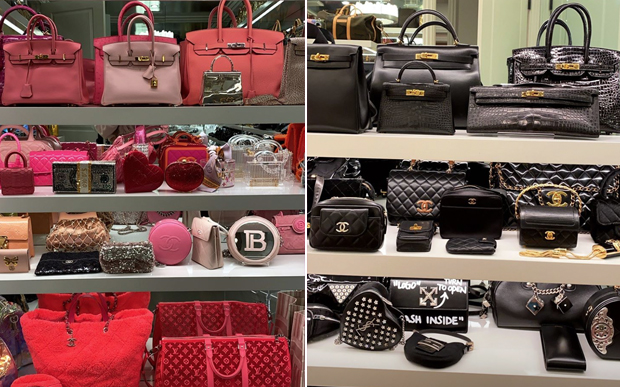 Closet de bolsas Kylie Jenner