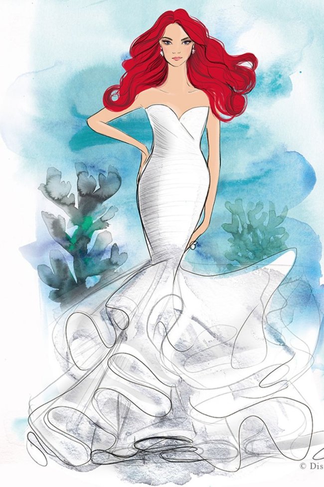 Marca cria vestidos de noiva inspirados nas princesas da Disney