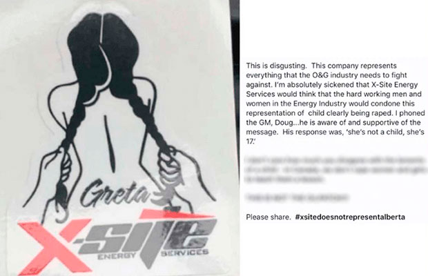 Empresa usa desenho pornográfico de Greta Thunberg para promover campanha